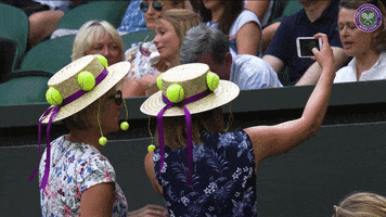 selfie tennis ball GIF by Wimbledon