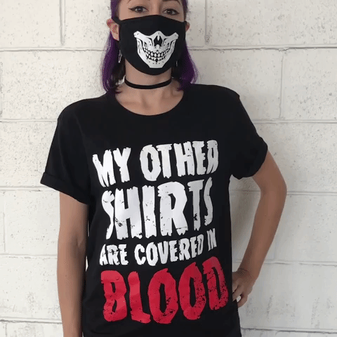 bloody shirt GIF by Crypt TV