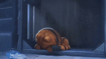 Scared Garfield Movie GIF