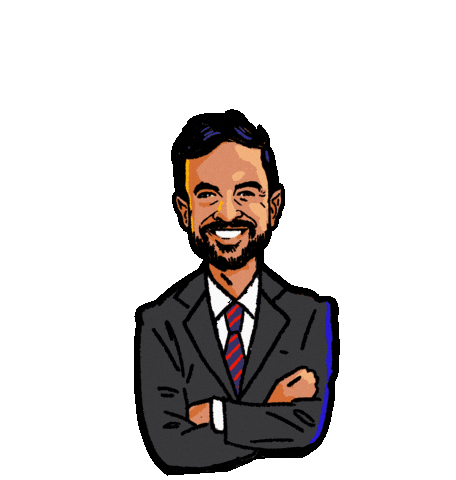 New York Thumbs Up Sticker by Dan Blaushild