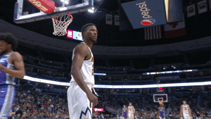 Shocked Denver Nuggets GIF by NBA