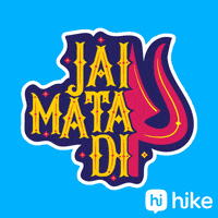 Jai Mata Di Trending GIF by Hike Sticker Chat