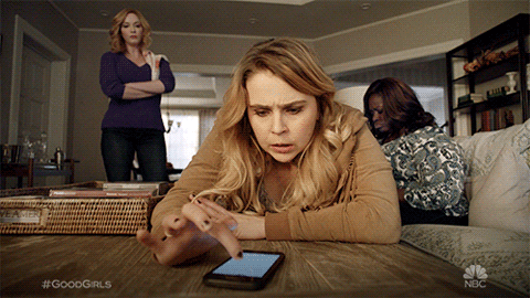 Frustrated Good Girls GIF by NBC - Find & Share on GIPHY