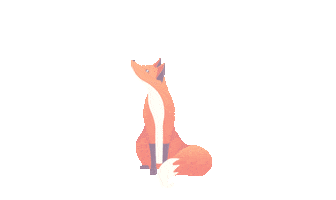 Rainbow Pride Sticker by Quinn the Fox