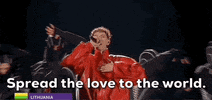 Lithuania Spread Love GIF by Eurovision Song Contest