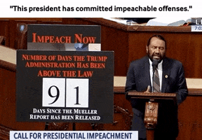 news donald trump impeachment al green GIF