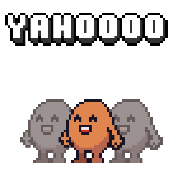 Happy Yahoo Sticker by Memeland by 9GAG