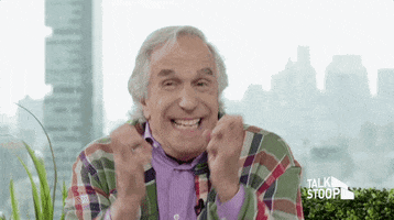 Excited Henry Winkler GIF by Talk Stoop