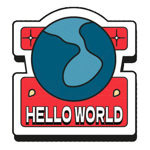 World Hello Sticker by Singapore Global Network