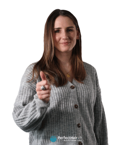 Daumen Hoch Wow Sticker by PerfectHair.ch