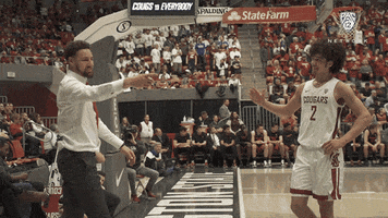Point Handshake GIF by Pac-12 Network