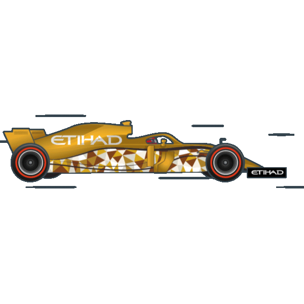 Formula 1 Car Sticker by Etihad Airways for iOS & Android GIPHY