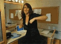 Tina Fey Dancing GIF