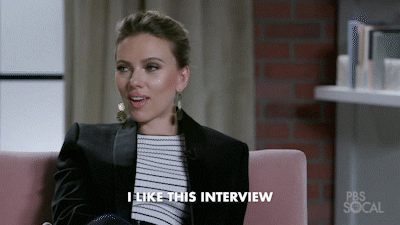 Scarlett Johansson Fun GIF by PBS SoCal - Find & Share on GIPHY