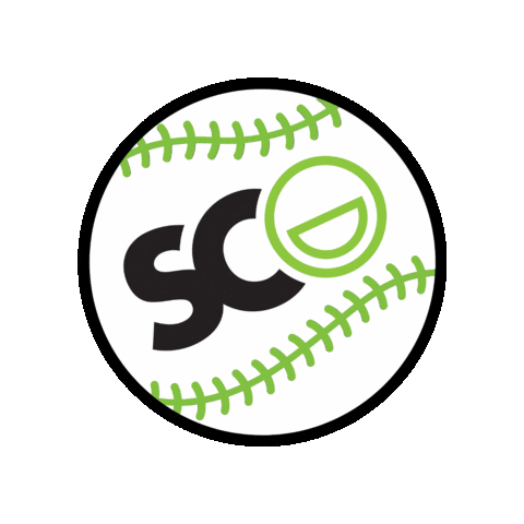 Baseball Braces Sticker by sceniccityortho