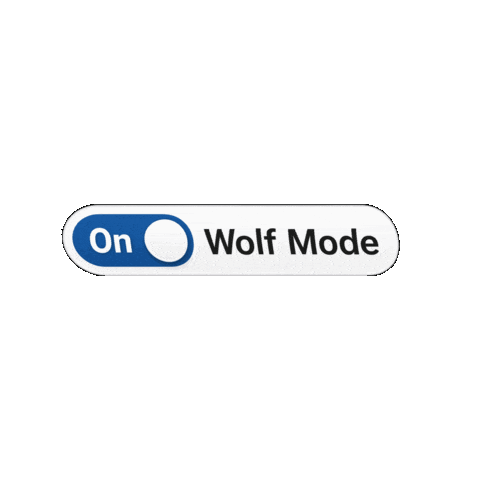 Wolfmodeon Sticker by DiscoveryschoolTeg