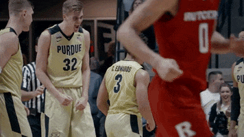 Celebrate Purdue Basketball GIF by Purdue Sports
