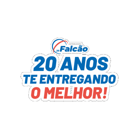 Falcao Anos Sticker by JR Falcão Distribuidora