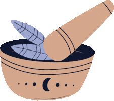 Herbs Mortar Sticker