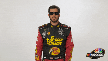 sunglasses truex GIF by NASCAR on NBC