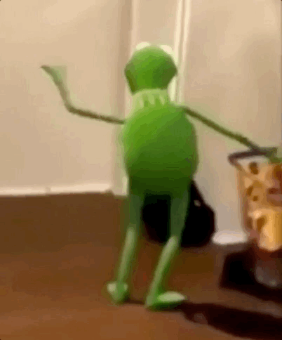 Kermit danse GIF