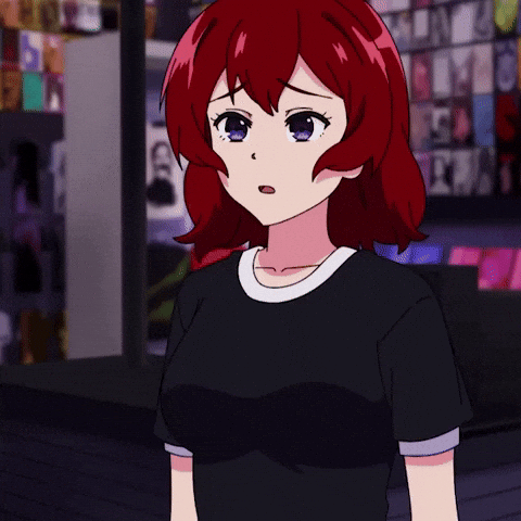 Nervous Ari GIF