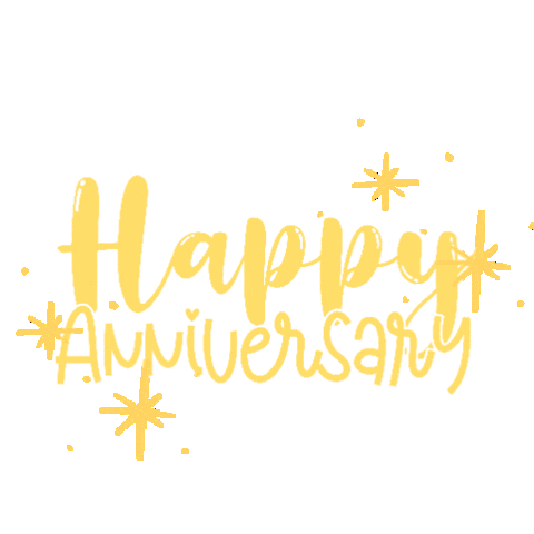Greeting Happy Anniversary Sticker for iOS & Android | GIPHY