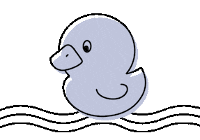 Duck Sticker by fireup.pro