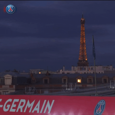 eiffel tower football GIF by Paris Saint-Germain