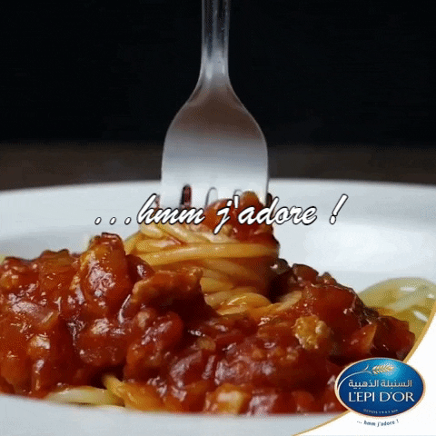 lepidortunisie love food yummy pasta GIF