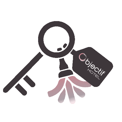 objectif hotel Sticker
