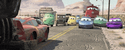 lightning mcqueen cars GIF by Disney Pixar