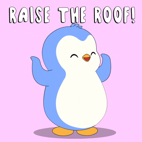 Happy Lets Go GIF by Pudgy Penguins