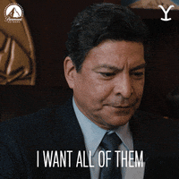 I Want Them All Paramount Network GIF by Yellowstone