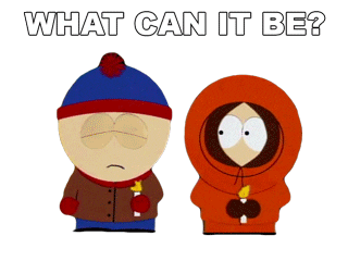 Cartman South Park Stickers, Kenny South Park Stickers