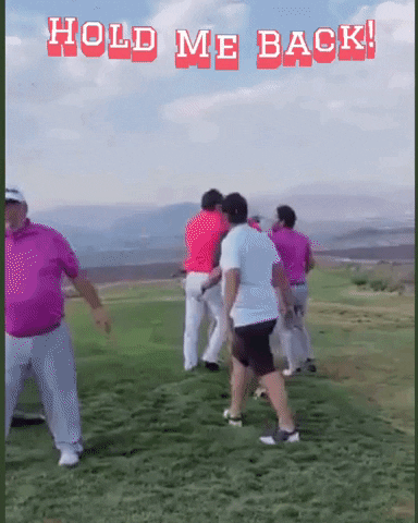Golfing Hold Me Back GIF by Norwalk Brew House