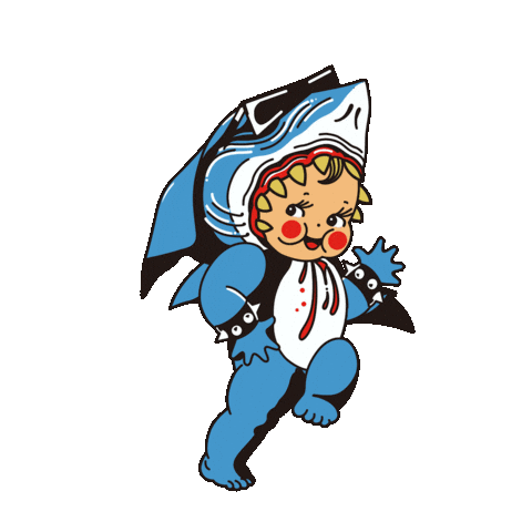 Shark Drain Sticker