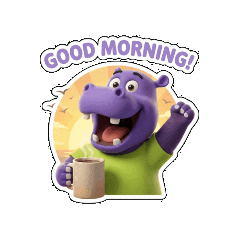 Happy Good Morning Sticker