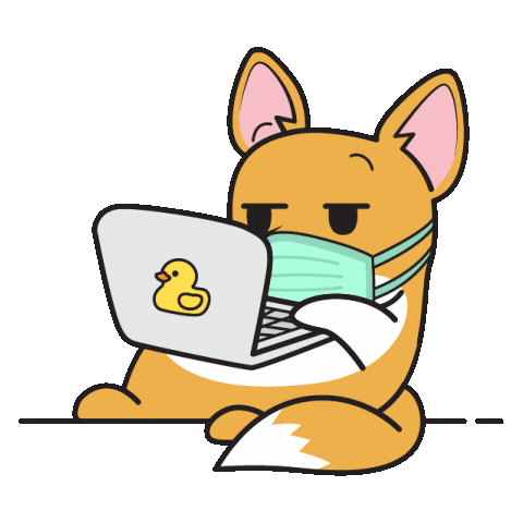 Mask Working Sticker by socioworks