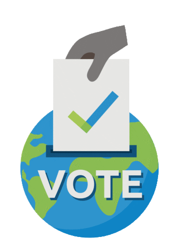 Voting Climate Change Sticker by Citizens' Climate Lobby