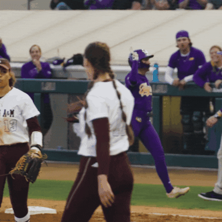 High Five Lets Go GIF by LSU Tigers