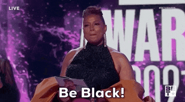 Queen Latifah Black Is Beautiful GIF by BET Awards