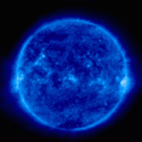 blue moon sun GIF