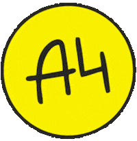 A4 SHOP Sticker