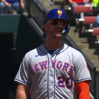 New York Mets Finger Guns GIF by SNY