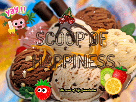 Happy Ice Cream GIF by The Seed of Life Foundation