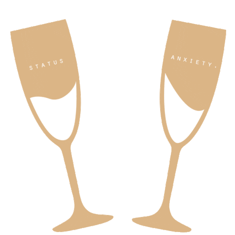 Celebration Drink Sticker by Status Anxiety