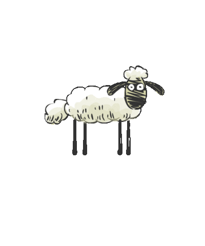 Shaun The Sheep Walking Sticker by Aardman Animations for iOS & Android |  GIPHY