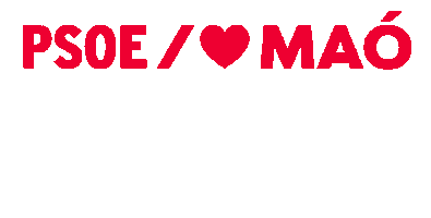 PSOE Maó Sticker