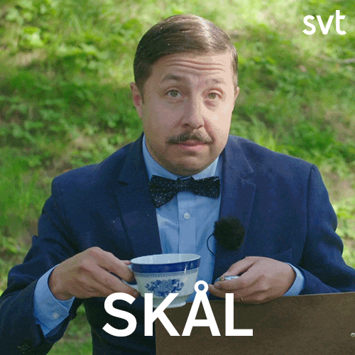 Chin Chin Coffee GIF by SVT Find & Share on GIPHY